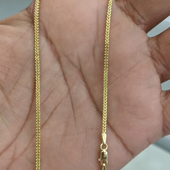 10kt Real Gold Franco Chain 1.4mm 20 Inches